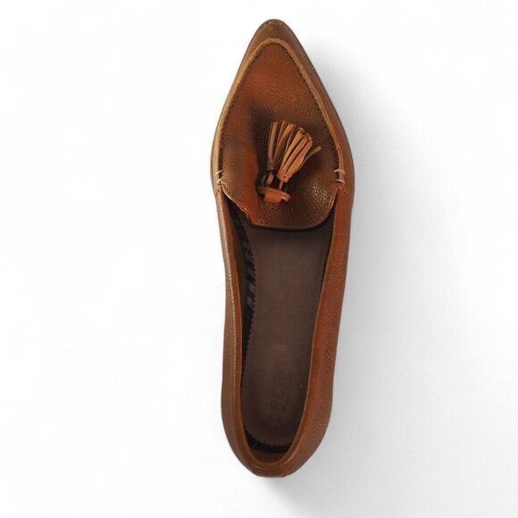 Sperry Top-Sider Saybrook Leather Tasseled Loafers Tan STS85452 Women's 9 - Picture 9 of 11